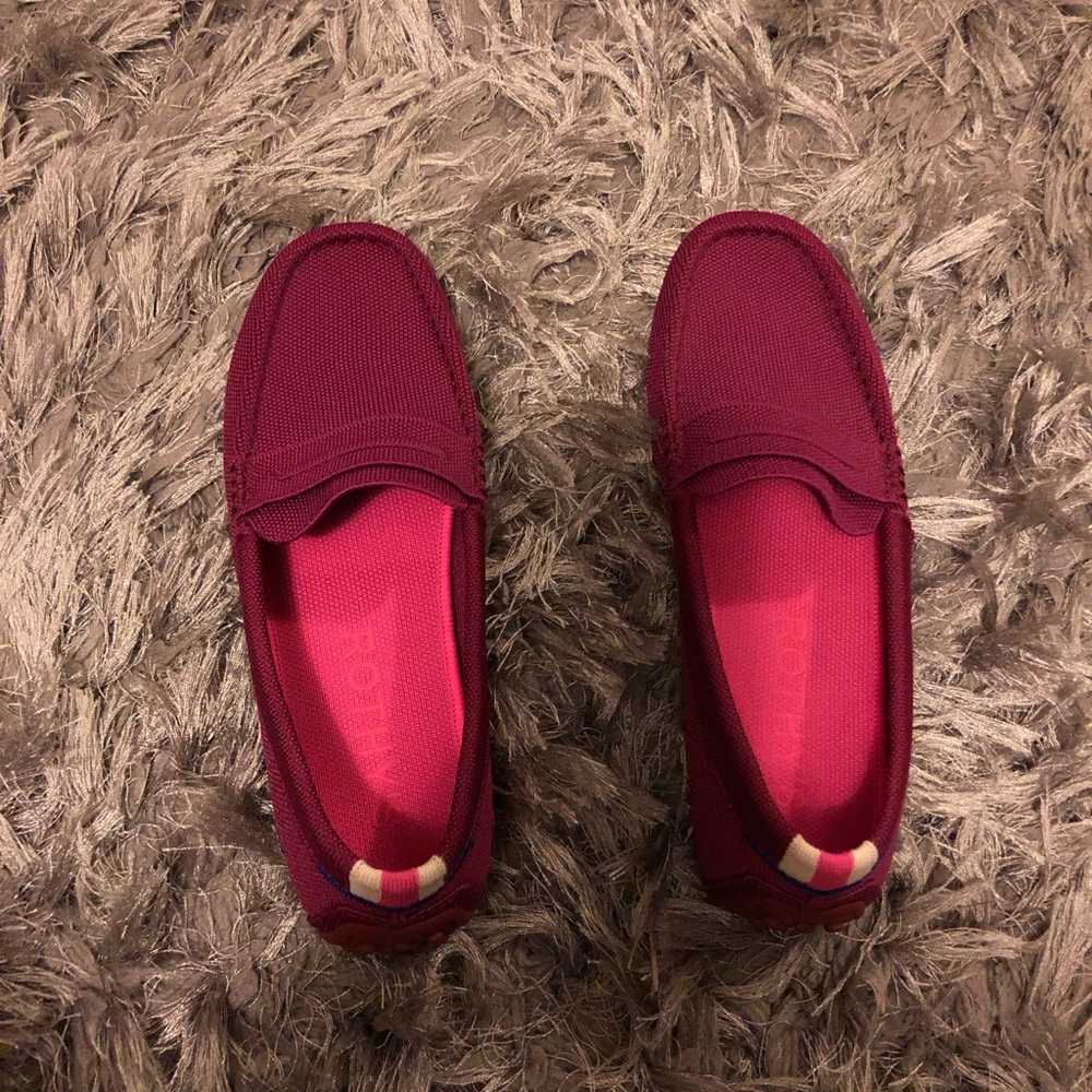 Driving loafers ROTHY’s Raspberry slip on Penny driver - Picture 3 of 13